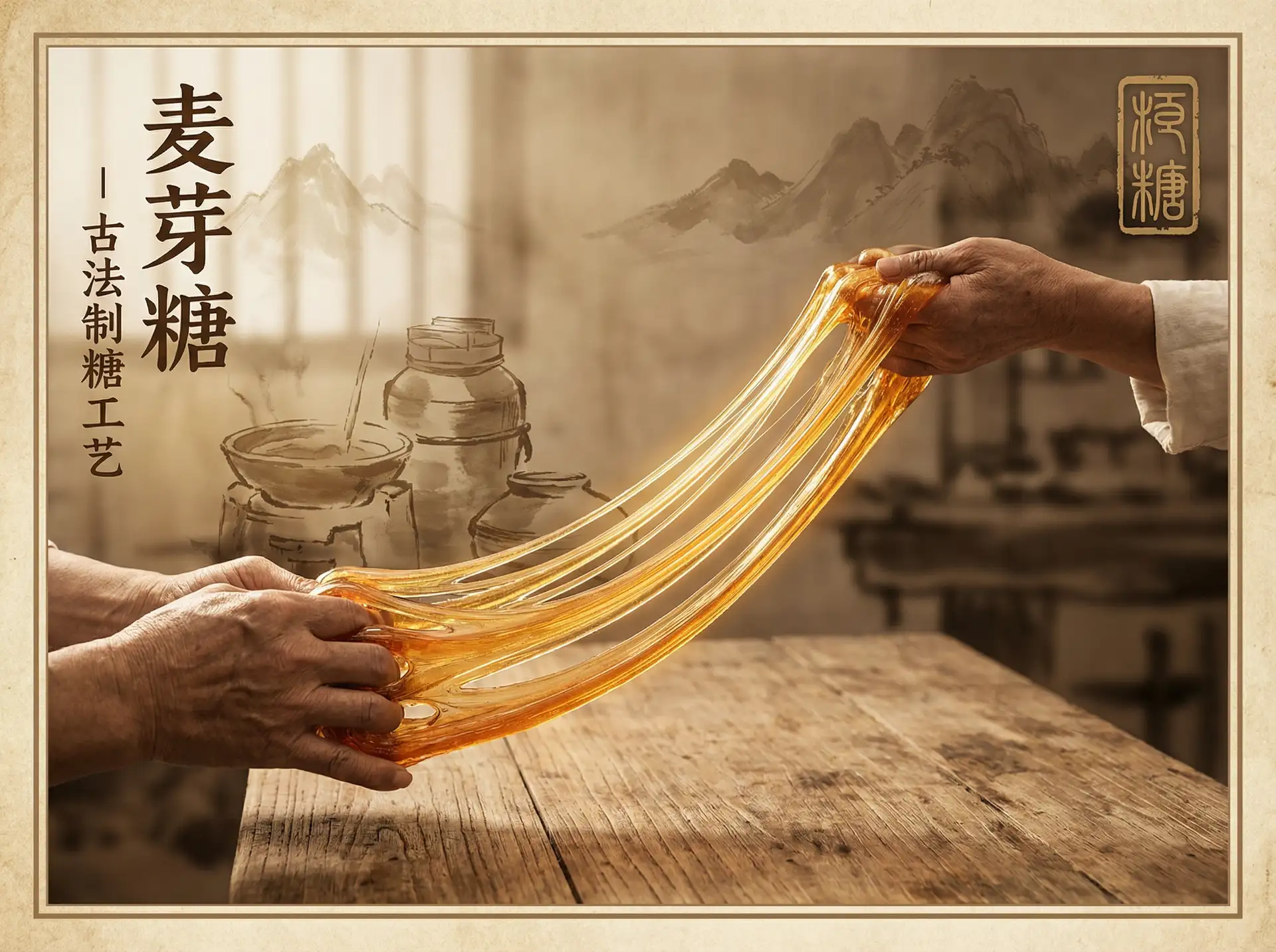 麦芽糖的诞生 - 唐心视频 - 糖艺百科